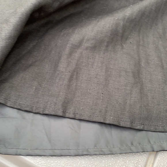Richard Malcolm 100% linen black skirt size 14 - Picture 14 of 15